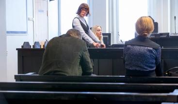 Prokurör Kristiina Savtšenkova kohtus (Foto Karin Kaljuläte, Ekspress Meedia)
